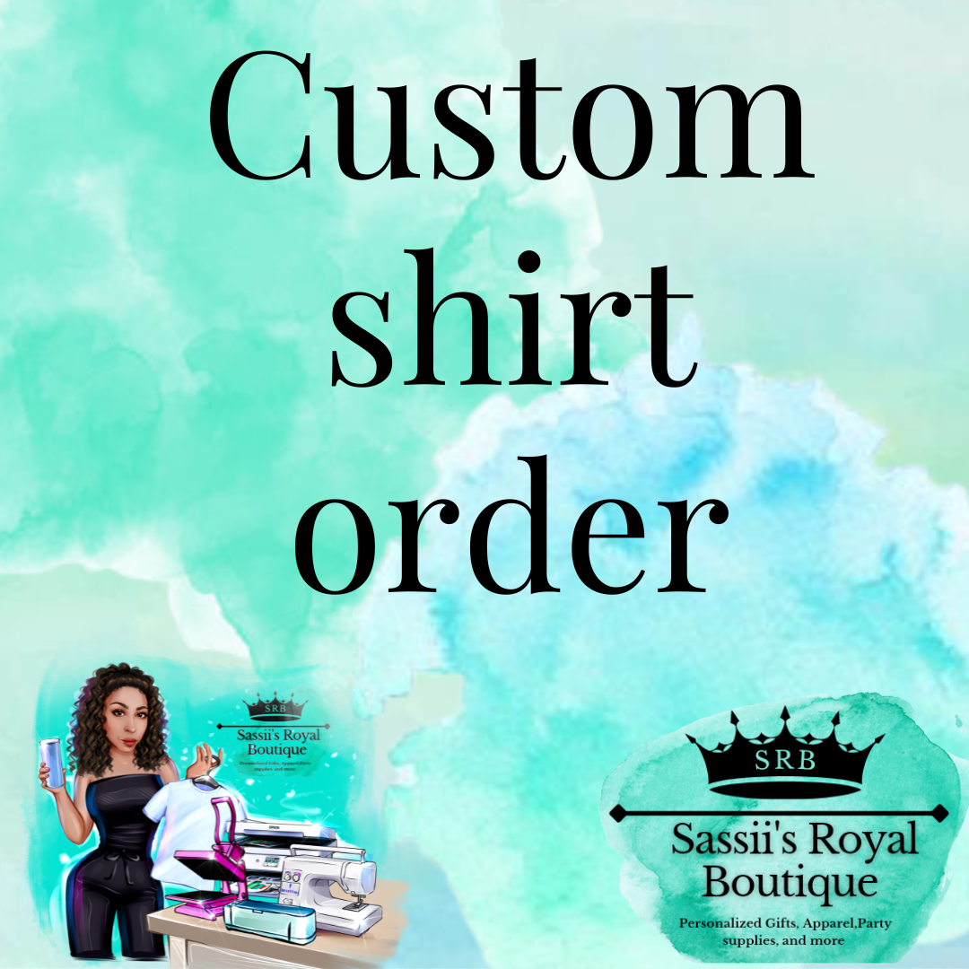 Custom Shirt Order form