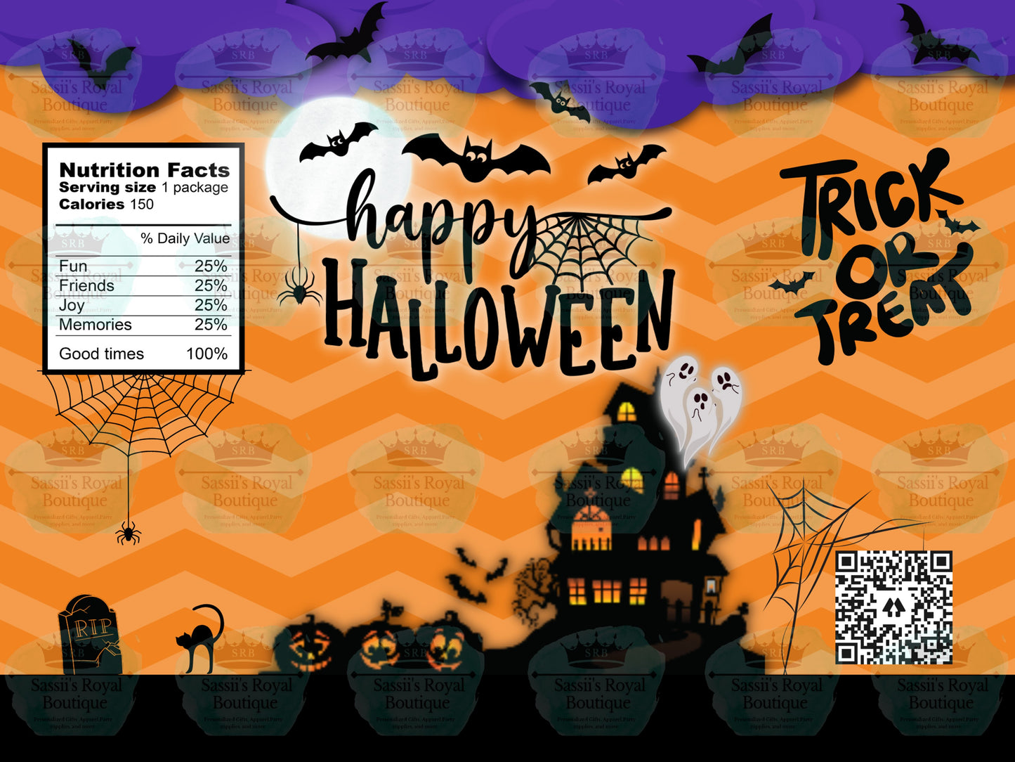 Halloween Treat bags-12 count