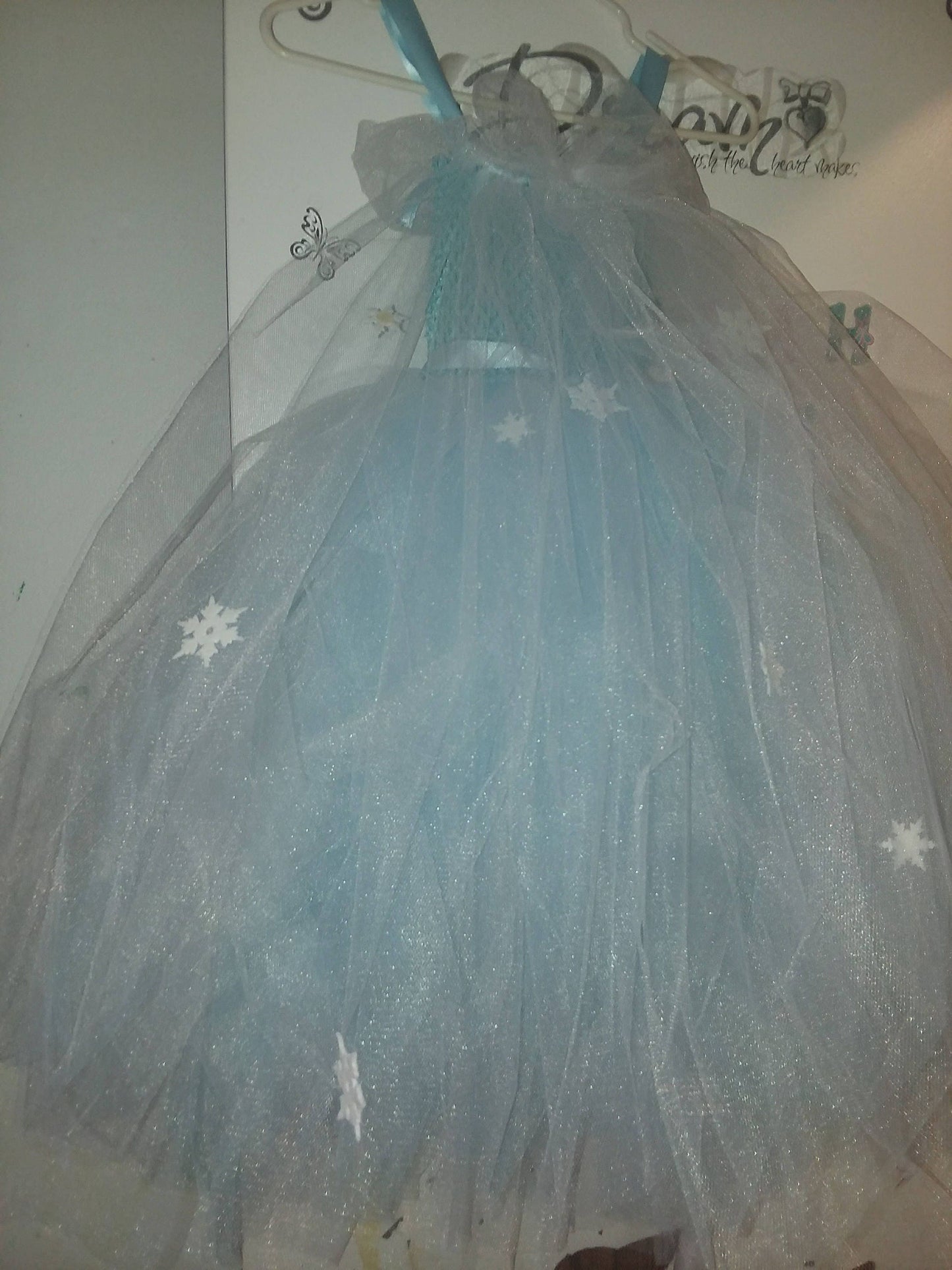 Handmade Frozen Elsa inspired tutu dress