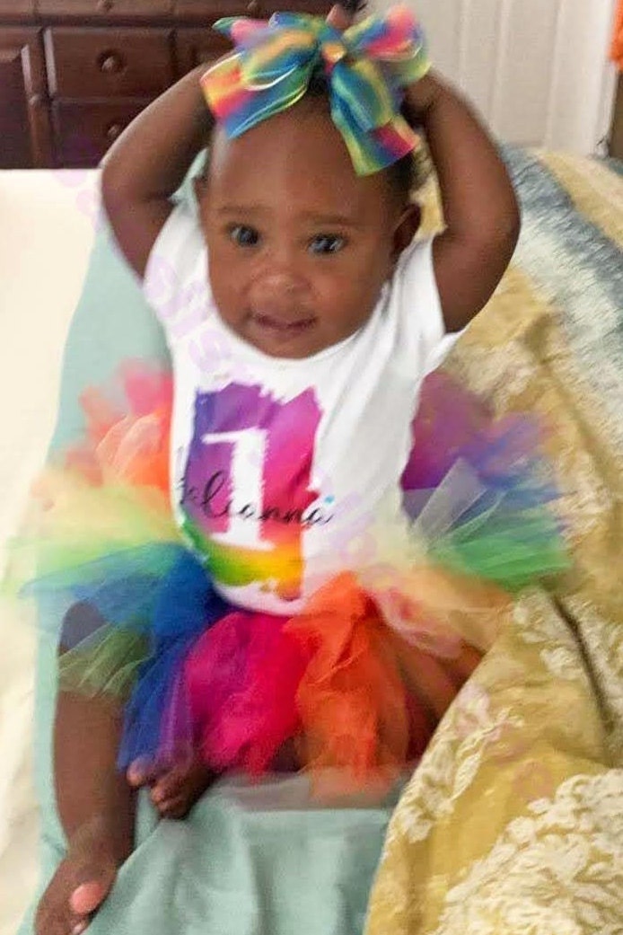 Rainbow Birthday 3pc tutu set