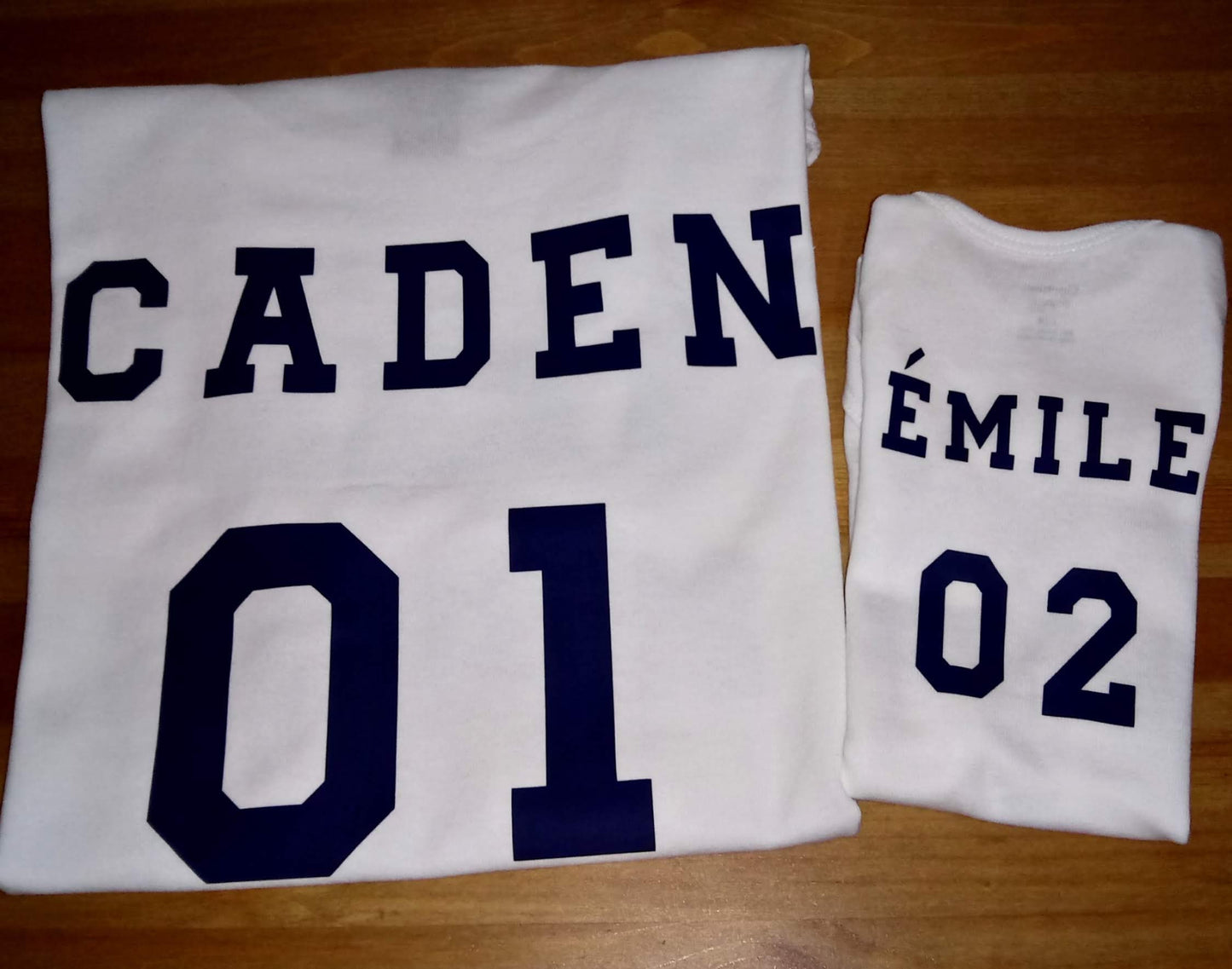 Team siblings personalized shirt- SET of 2 or more