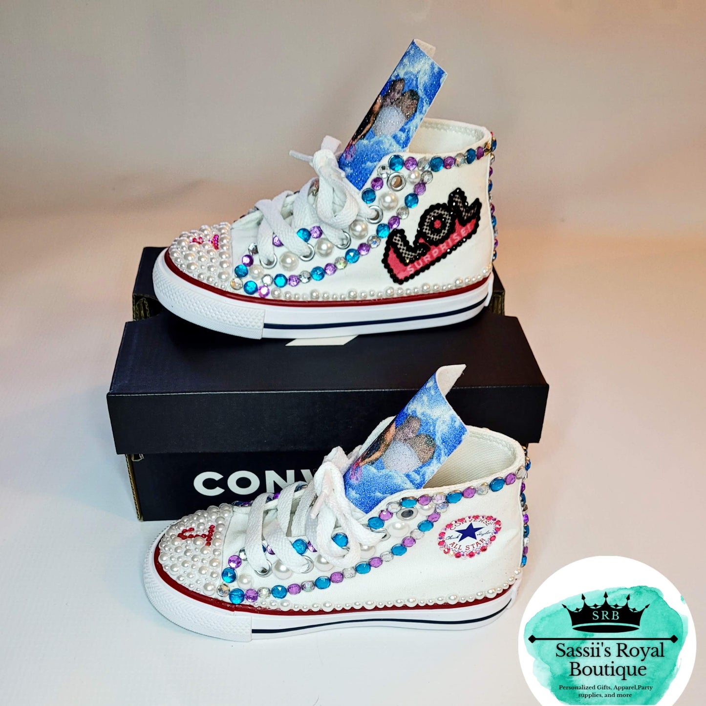 Custom bling converse