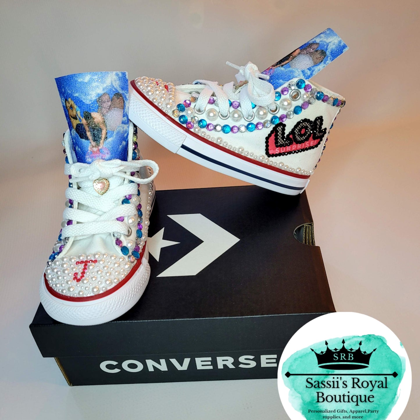 Custom bling converse