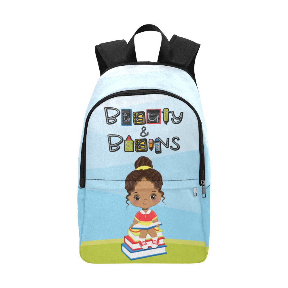 Beauty & Brains-Bun Backpack Set