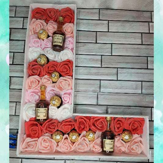 Twisted Roses- 3D Floral letters