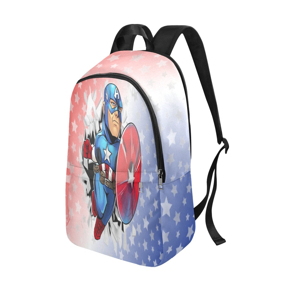 American Superhero backpack set