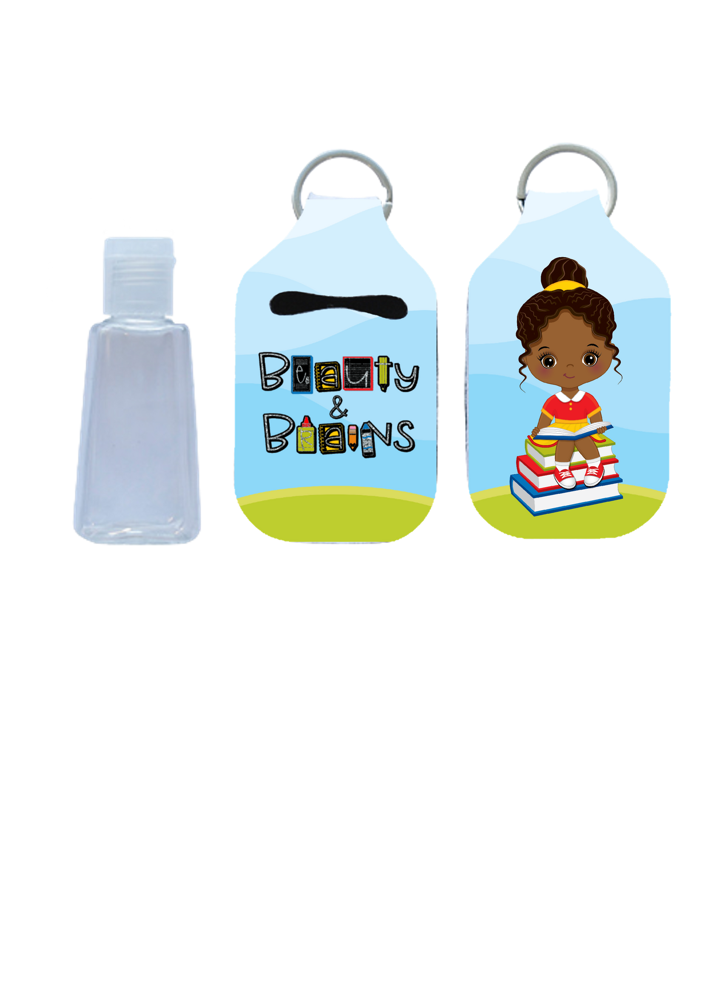 Beauty & Brains-Bun Backpack Set