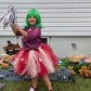 Zombies Zoey Inspired tutu dress costume with adjustable flowers on top