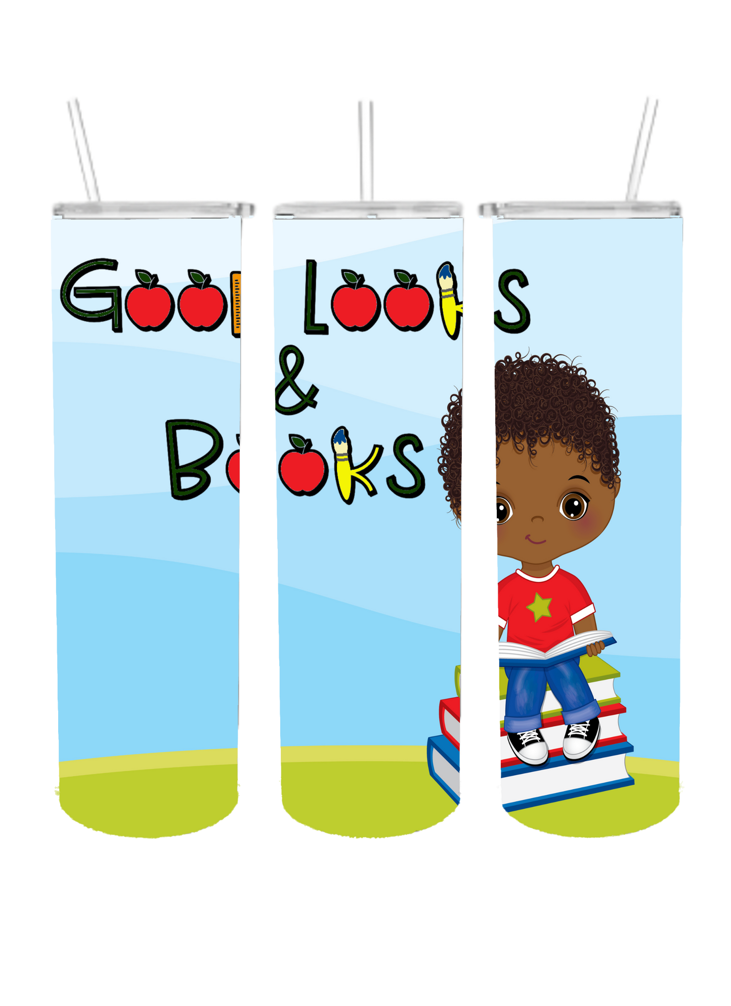 Good looks & books- Curls Backpack set