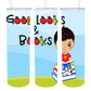 Good looks & books- Straight hair Backpack set