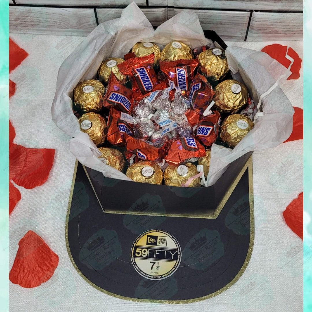 Fitted Cap Gift box- Candy Filled