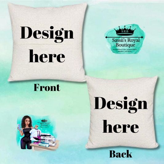 Custom Learning Pillow- Designed to order