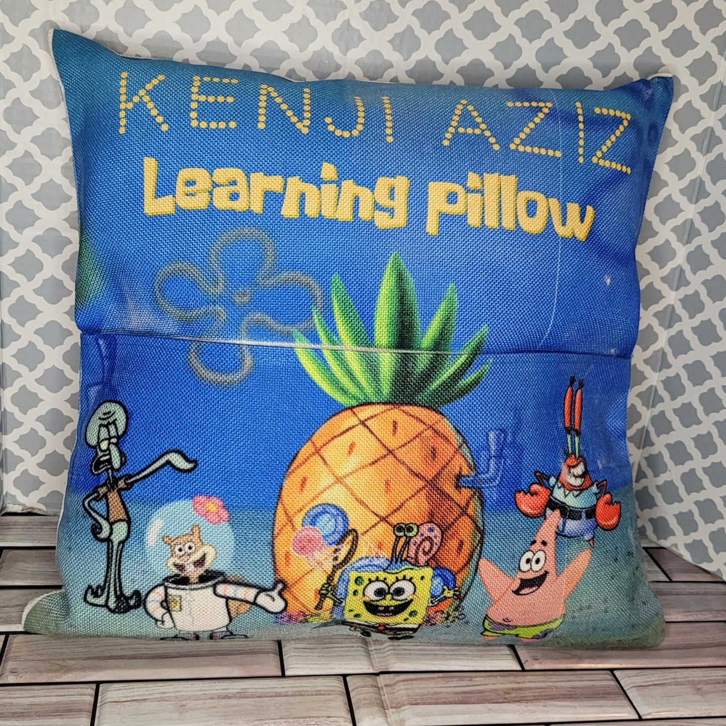 Custom Learning Pillow- Designed to order