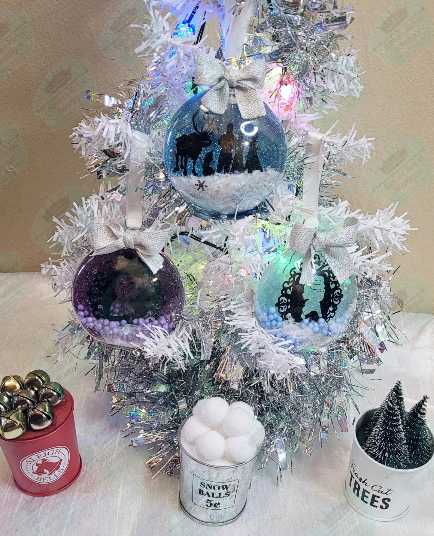 Frozen inspired ornaments- 3pc set