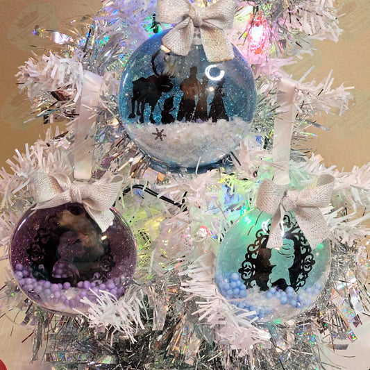 Frozen inspired ornaments- 3pc set