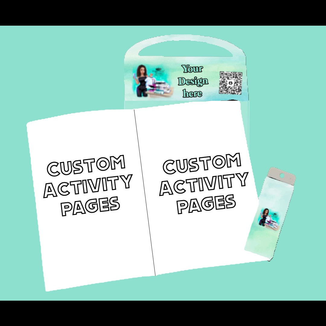 Create your own Activity book set- 1 Dozen