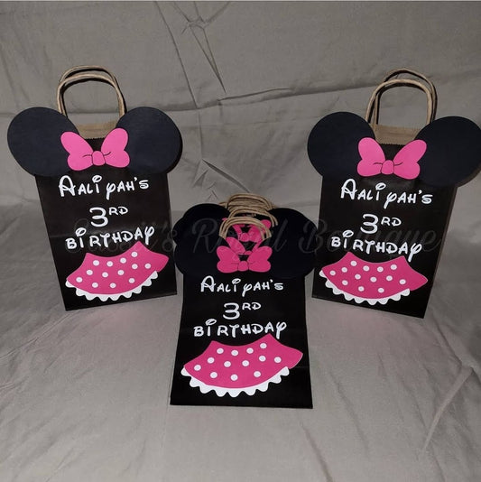 Mouse girl Favor bags- (12)