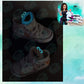 Character themed, paint splatter Converse-Glow in the dark