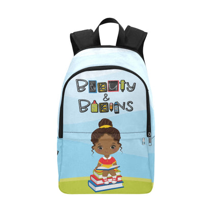 Beauty & Brains-Bun Backpack Set