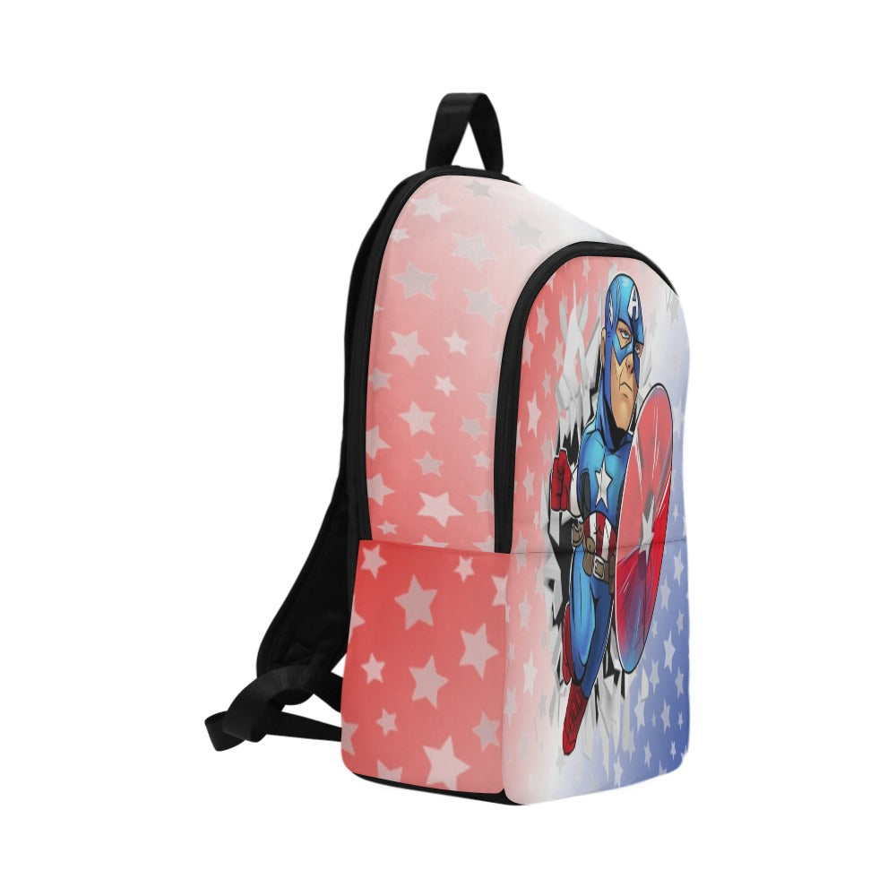 American Superhero backpack set