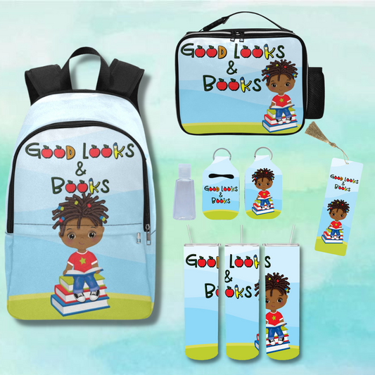 Good looks & books- Dreads backpack set