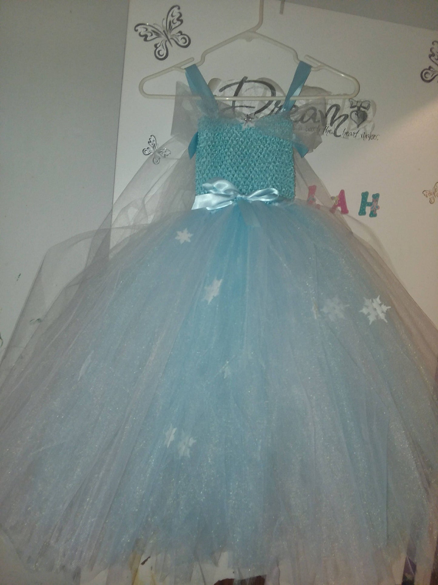 Handmade Frozen Elsa inspired tutu dress