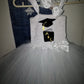 Graduation tutu dress W/ head band