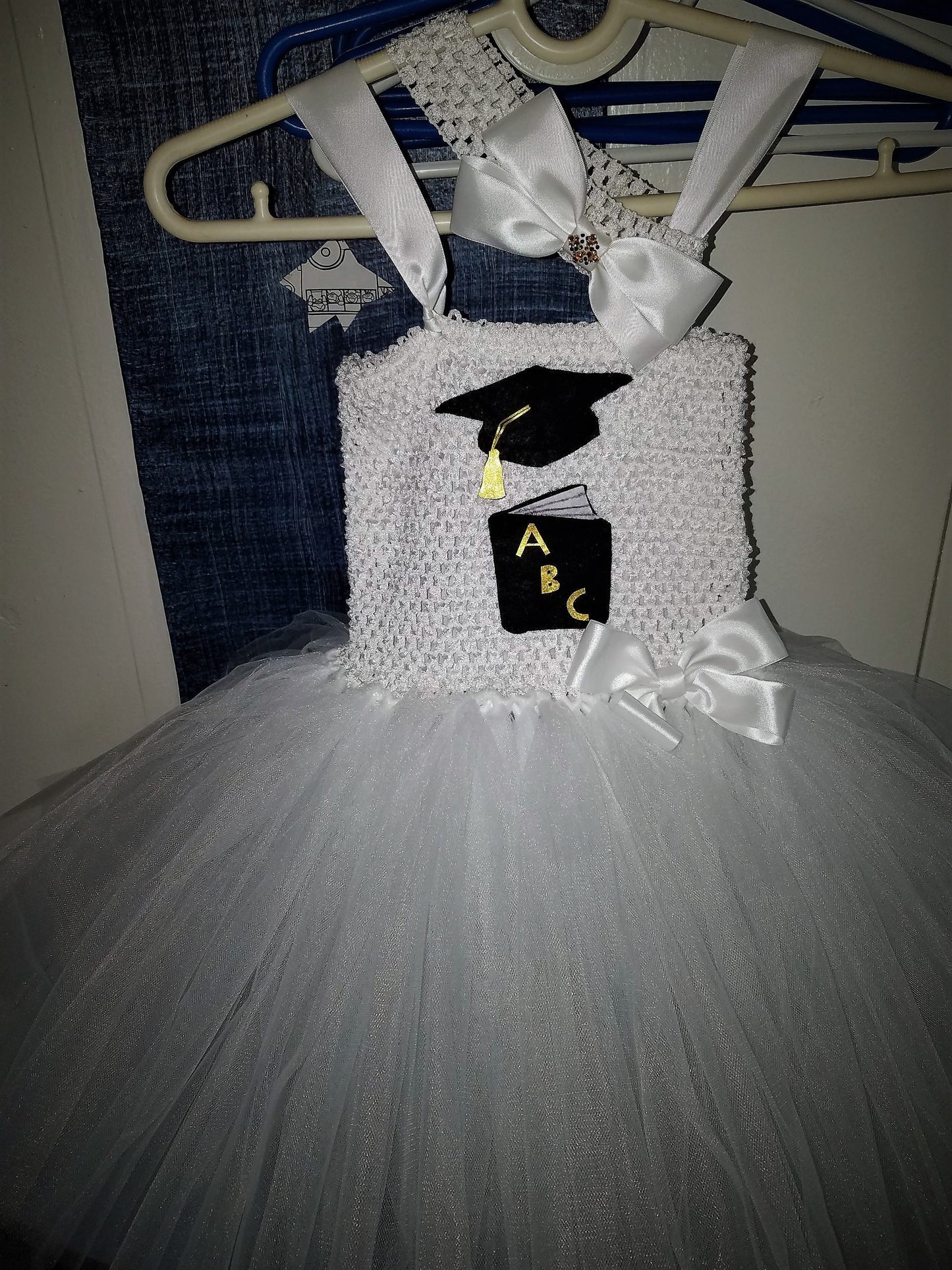 Graduation tutu dress W/ head band