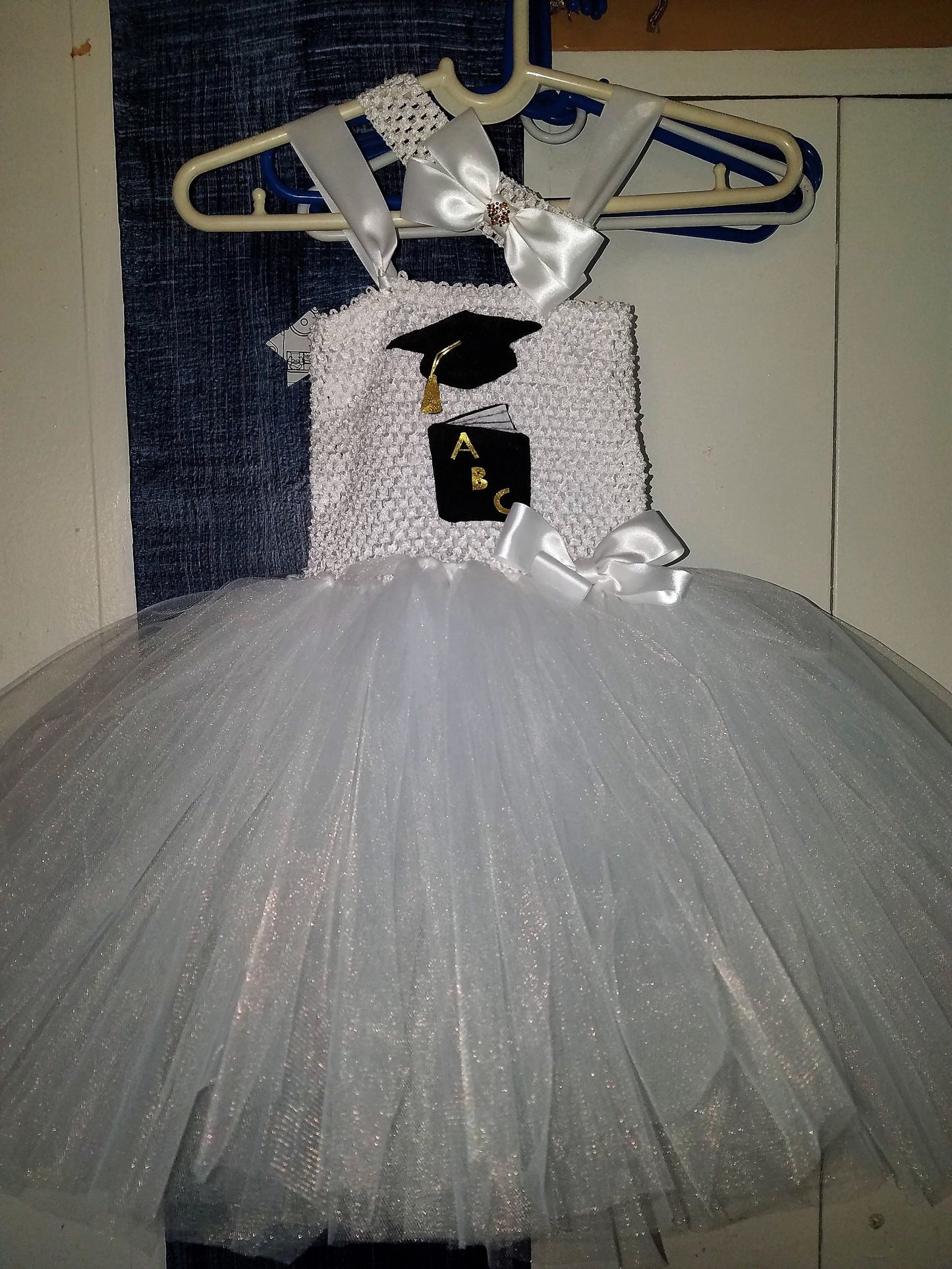 Graduation tutu dress W/ head band