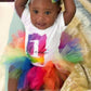 Rainbow Birthday 3pc tutu set