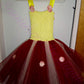 Zombies Zoey Inspired tutu dress costume with adjustable flowers on top