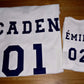 Team siblings personalized shirt- SET of 2 or more