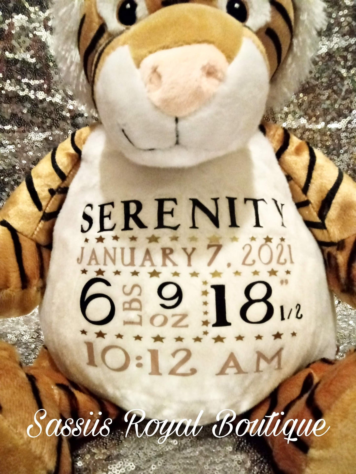 Birth Announcement Tiger- Unisex