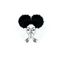 Custom Bling mug- Praying afro woman