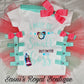 Personalized baby girl Tutu gift set