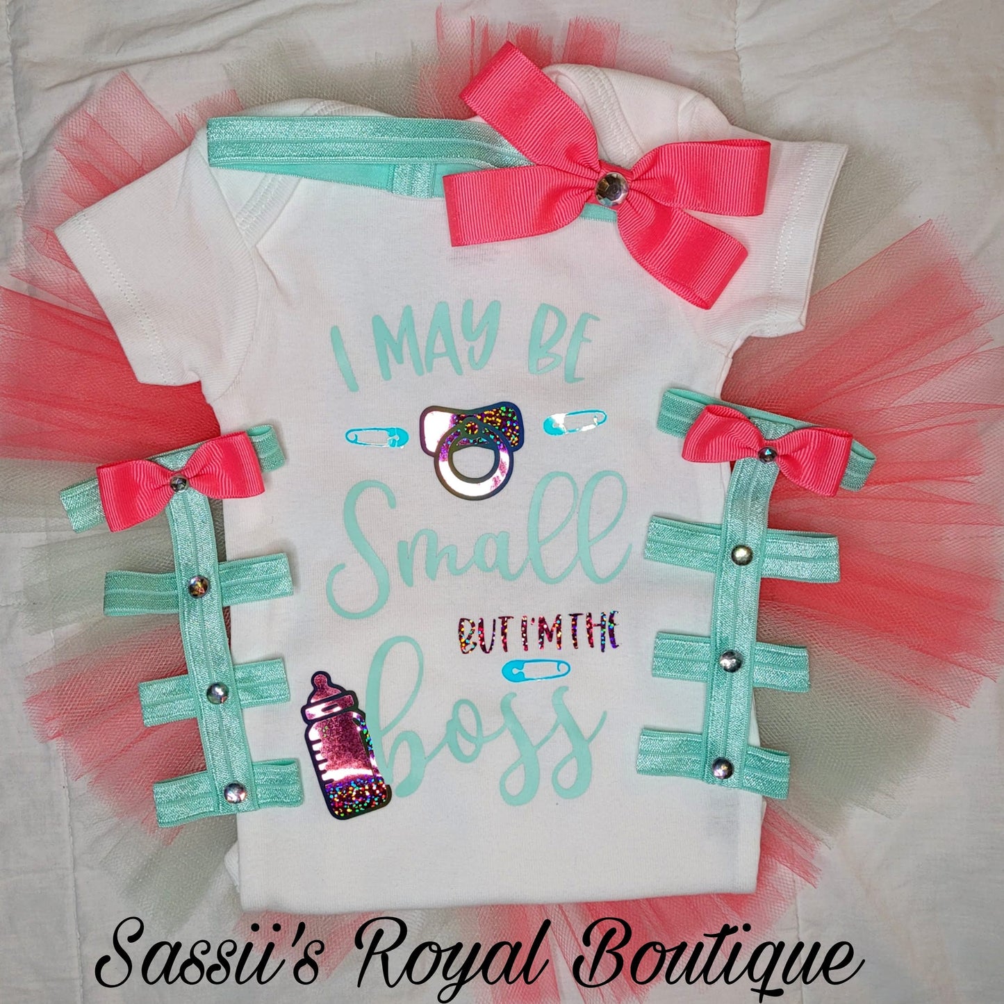 Personalized baby girl Tutu gift set