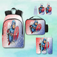 American Superhero backpack set